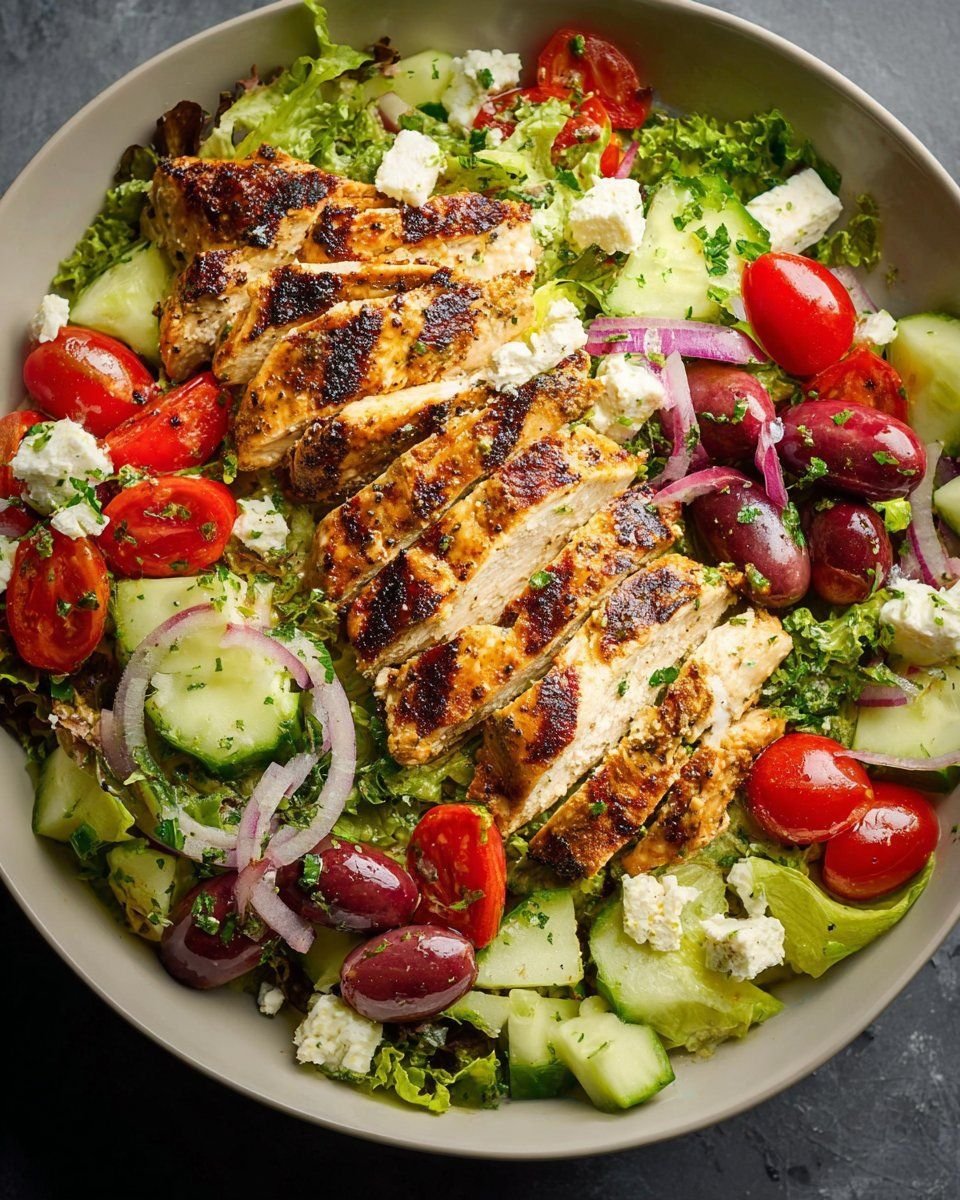 Chicken grilled salad
